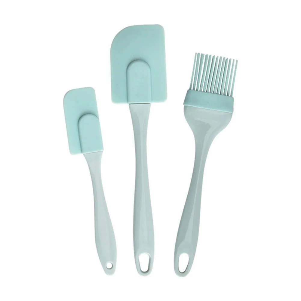Kitchen Gadgets Under 100 - 3 ชิ้นครีม Scraper DIY ขนมปังเค้กเนยไม้พายผสมแปรงน้ํามันครัวเบเกอรี่เครื่องมือไม้พายซิลิโคน Non