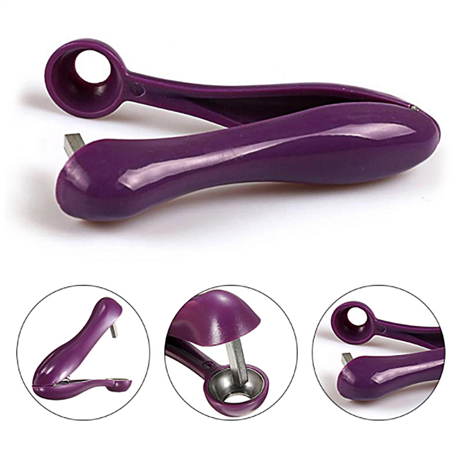 Kitchen Gadgets & Toys - เครื่องมือแยกเมล็ดเชอร์รี่แบบพกพา อุปกรณ์แยกเมล็ดมะกอก เครื่องมือแยกเมล็ดผลไม้และผัก อุปกรณ์ครัวสำหรับแยกเมล็ดเชอร์รี่