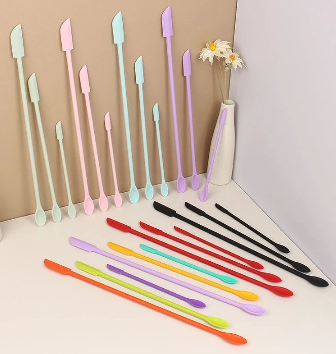 Kitchen Gadgets Under 100 - ไม้พายซิลิโคน3ชิ้น/เซ็ตกันความร้อนด้ามยาวมีดโกนสองด้านและช้อนแยมไม้พายอุปกรณ์ทำครัวอุปกรณ์ครัว