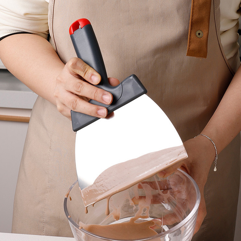 Kitchen Gadgets Under 100 - ที่ขูดแป้งสแตนเลส ที่ปาดเคลือบสำหรับช็อกโกแลต อุปกรณ์ครัว เครื่องมือทำขนมสำหรับเค้ก อุปกรณ์ครัว