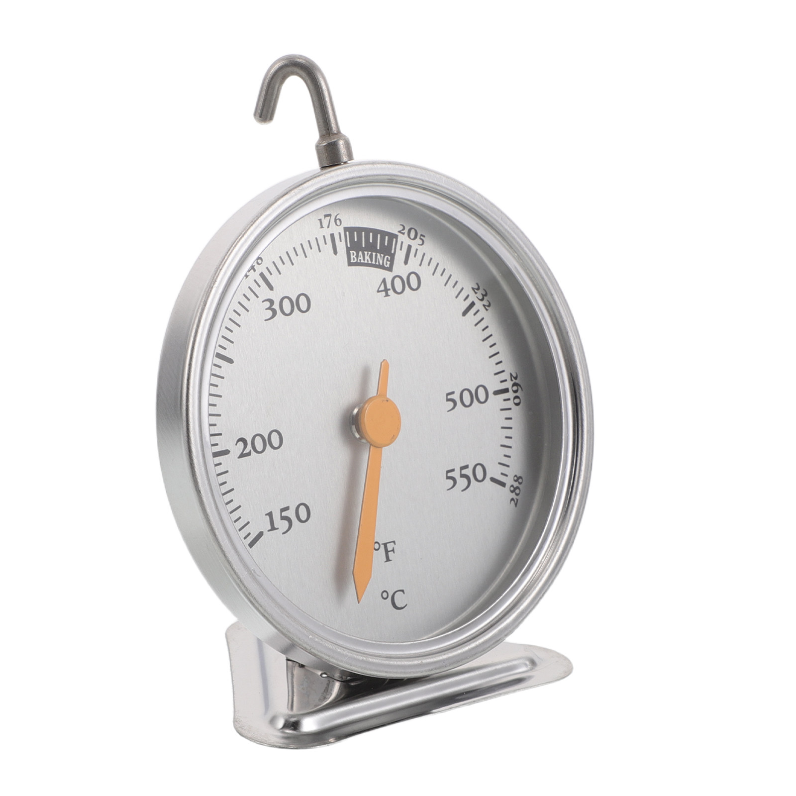 Instant Read Thermometer - เทอร์โมมิเตอร์สำหรับเตาอบ หน้าปัดสแตนเลส วัดอุณหภูมิได้อย่างแม่นยำ สำหรับเตาอบไฟฟ้า เตาย่าง เตาอบรมควัน
