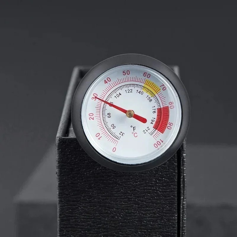 Instant Read Thermometer - เทอร์โมมิเตอร์วัดอุณหภูมิกาแฟแบบอ่านค่าได้ทันที ทำจากสแตนเลส สำหรับหม้อกาแฟ เหยือกตีฟองนม อุปกรณ์ครัว