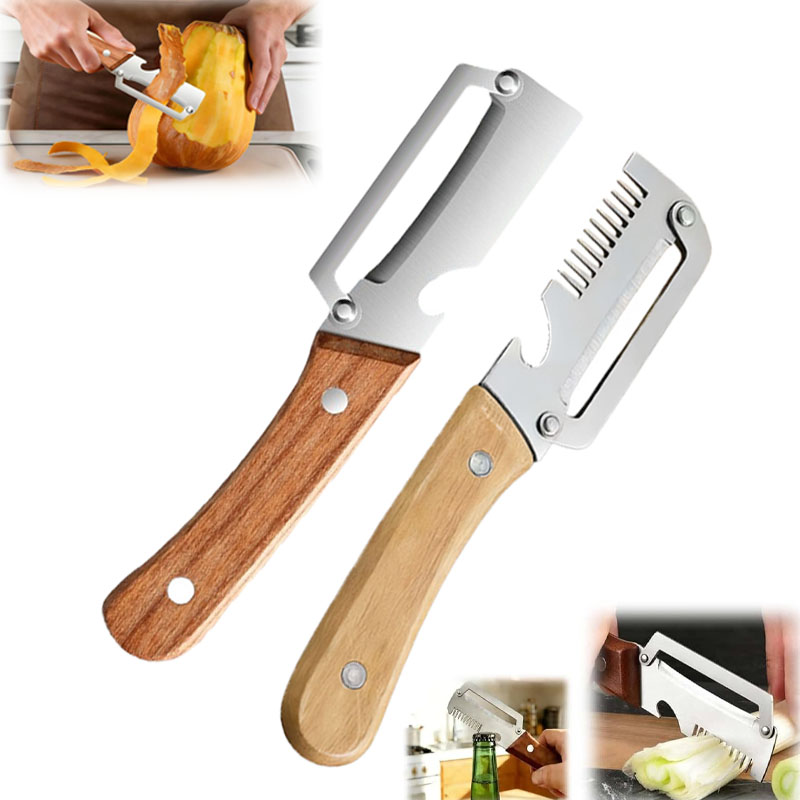 Kitchen Gadgets Vegetable Cutter - ที่ขูดผักสแตนเลสอเนกประสงค์ 1-20 ชิ้น สำหรับหั่นซอย หัวหอม ขิง