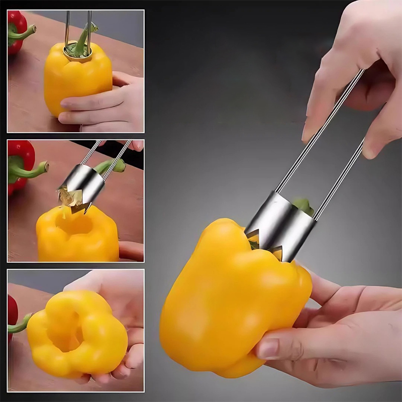 ผลไม้สแตนเลส Core Remover Appl - Kitchen Gadgets & Toys บทวิจารณ์และราคา