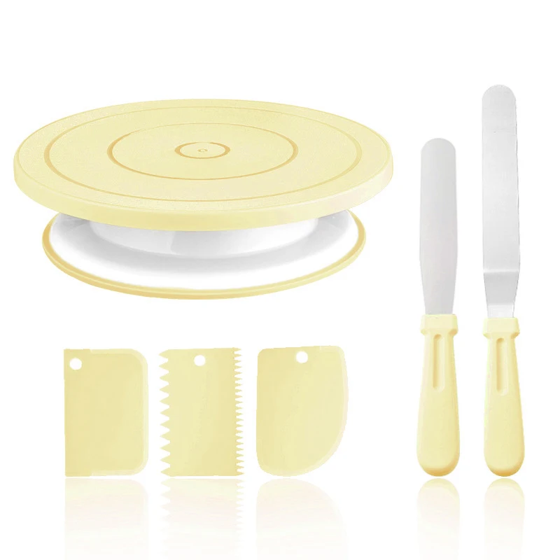 ชุดอุปกรณ์ตกแต่งเค้ก 6 ชิ้น พร - Cake Decorating Turntable บทวิจารณ์และราคา