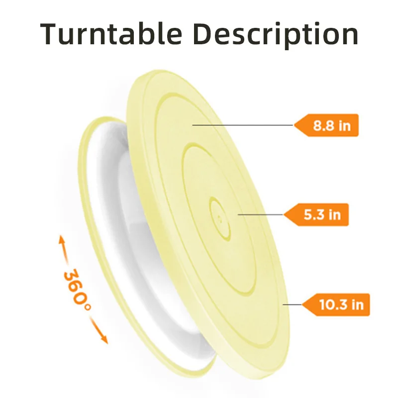 ชุดอุปกรณ์ตกแต่งเค้ก 6 ชิ้น พร - Cake Decorating Turntable บทวิจารณ์และราคา