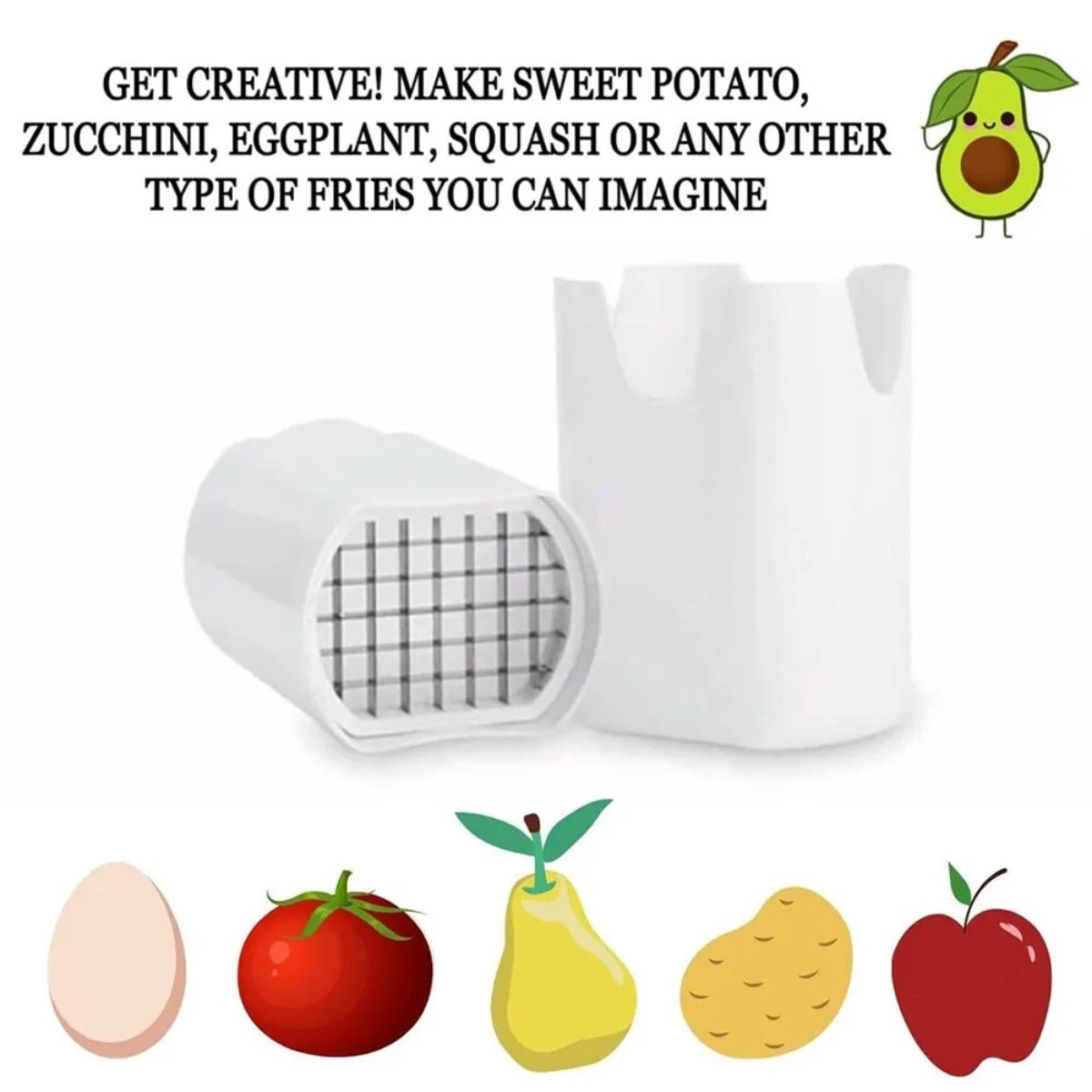 เครื่องตัดเฟรนช์ฟรายส์สีขาว เค - Kitchen Gadgets Luxury บทวิจารณ์และราคา