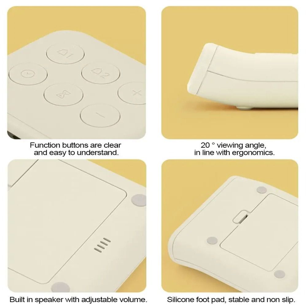 ของขวัญ นาฬิกาปลุกขนาดเล็กแบบส - Kitchen Gadgets To Gift บทวิจารณ์และราคา