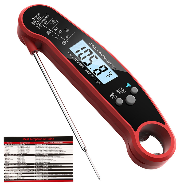 เครื่องวัดอุณหภูมิเนื้อแบบดิจิ - Instant Read Thermometer บทวิจารณ์และราคา