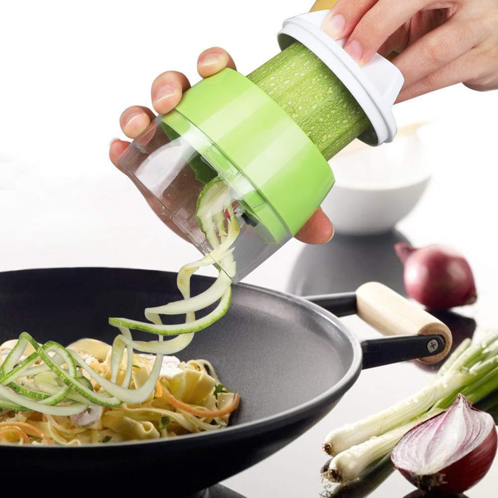 เครื่องตัดผัก เครื่องตัดเกลียว - Kitchen Gadgets Vegetable Cutter บทวิจารณ์และราคา
