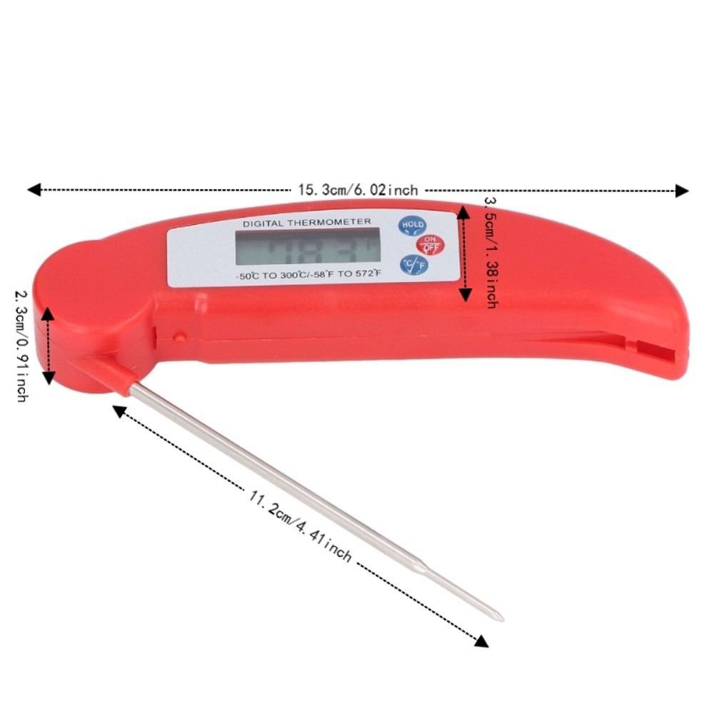 เทอร์โมมิเตอร์วัดอุณหภูมิอาหาร - Instant Read Thermometer บทวิจารณ์และราคา