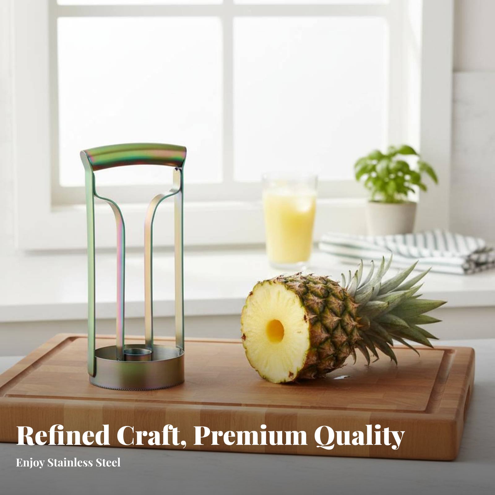 เครื่องตัดสับปะรดสแตนเลส ตัดแก - Kitchen Gadgets Vegetable Cutter บทวิจารณ์และราคา