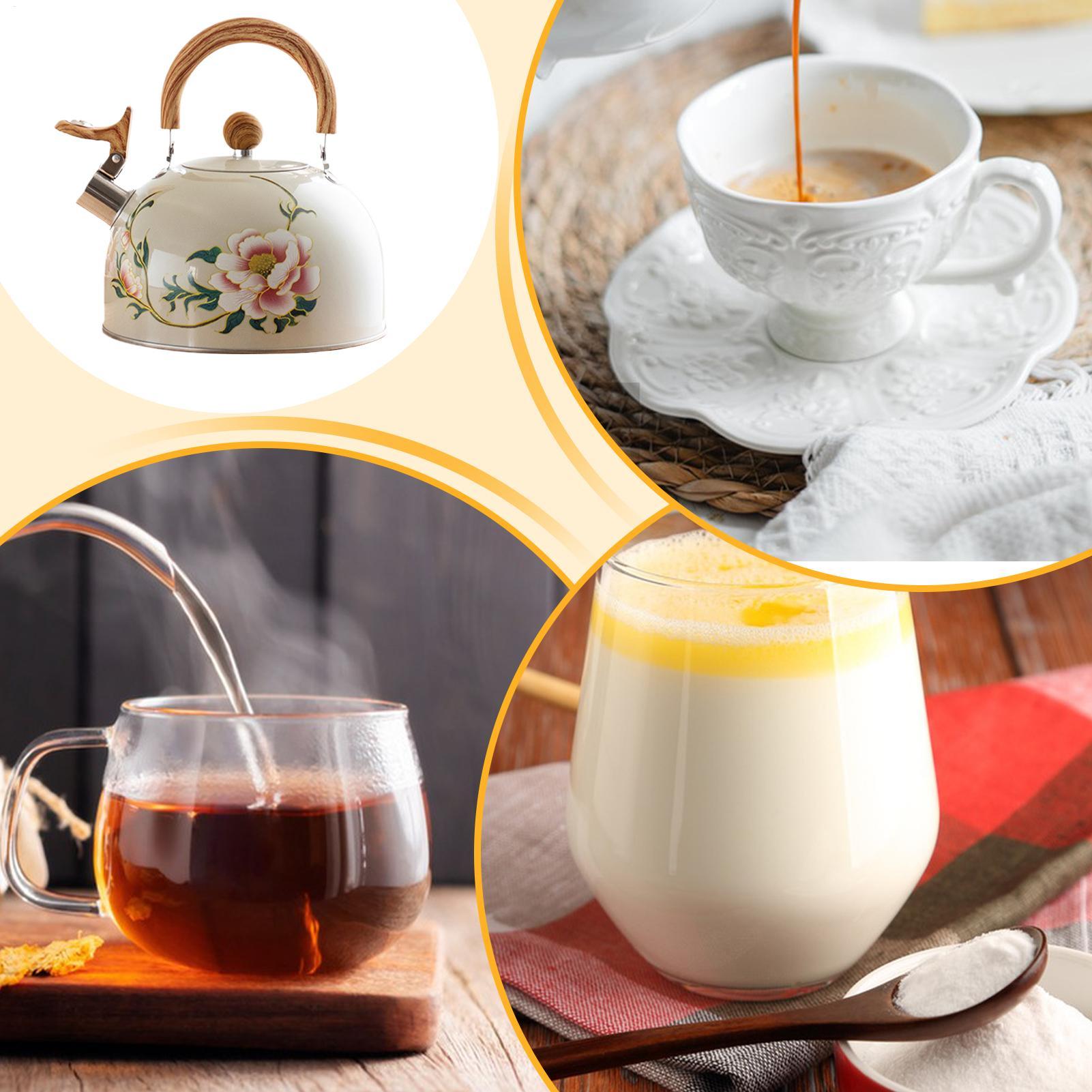 หม้อต้มกาต้มน้ํา Vintage ดอกไม - Kitchen Gadgets Vintage บทวิจารณ์และราคา