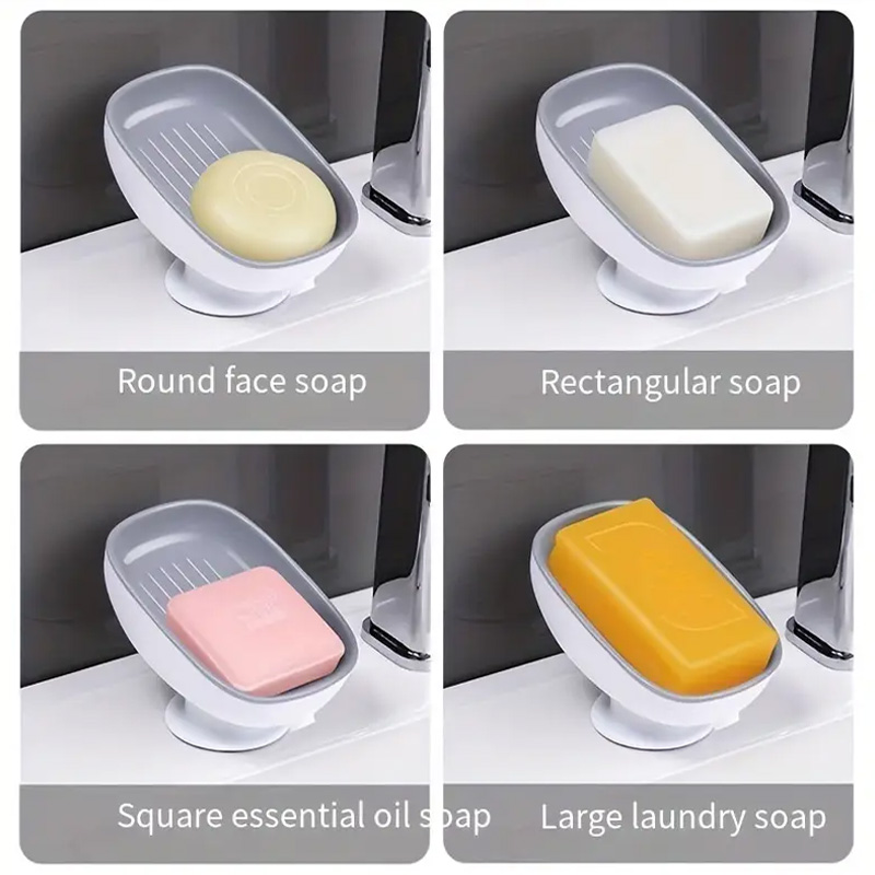 ที่วางสบู่แบบถ้วยดูด ระบายน้ำไ - Kitchen Gadgets Luxury บทวิจารณ์และราคา