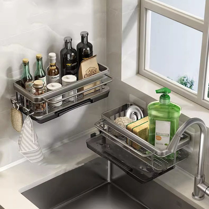 1 ชิ้นมัลติฟังก์ชั่ติดผนังท่อร - Kitchen Gadgets Cabinet บทวิจารณ์และราคา
