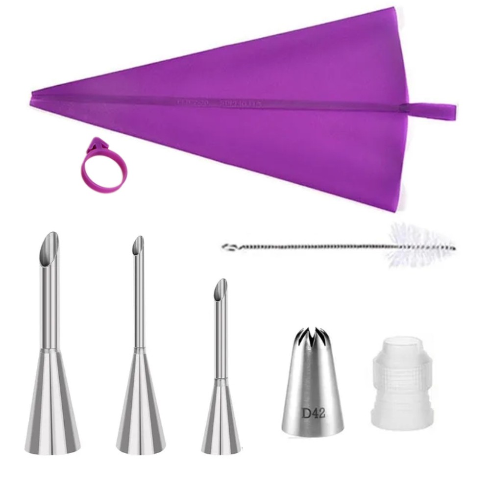 ชุดหัวบีบเค้กสแตนเลสพร้อมถุงบี - Kitchen Gadgets Set บทวิจารณ์และราคา