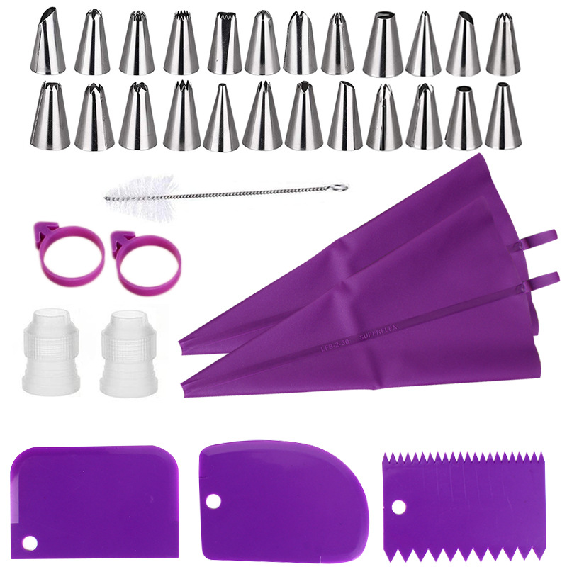 ชุดหัวบีบเค้กสแตนเลสพร้อมถุงบี - Kitchen Gadgets Set บทวิจารณ์และราคา