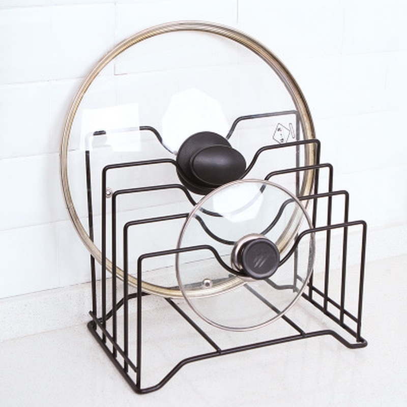 ที่วางฝาหม้อ1ชิ้นฝาปิดกระทะที่ - Kitchen Gadgets Cabinet บทวิจารณ์และราคา