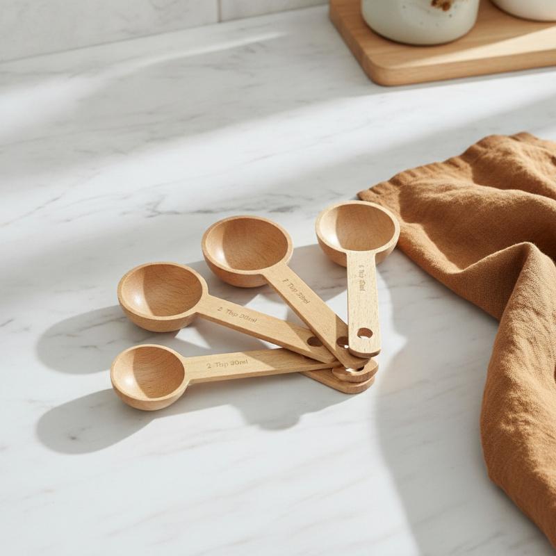 ช้อนตวงไม้ 7.5-45 มล. แบบพกพา  - Kitchen Gadgets To Gift บทวิจารณ์และราคา