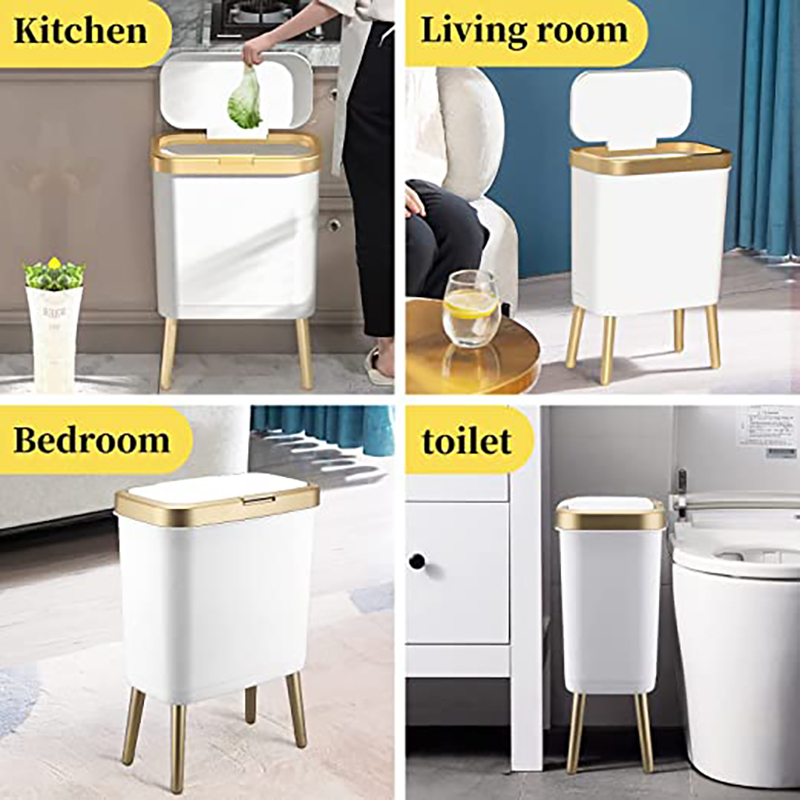 ถังขยะขนาดใหญ่หรูหรา ถังขยะสีท - Kitchen Gadgets Luxury บทวิจารณ์และราคา