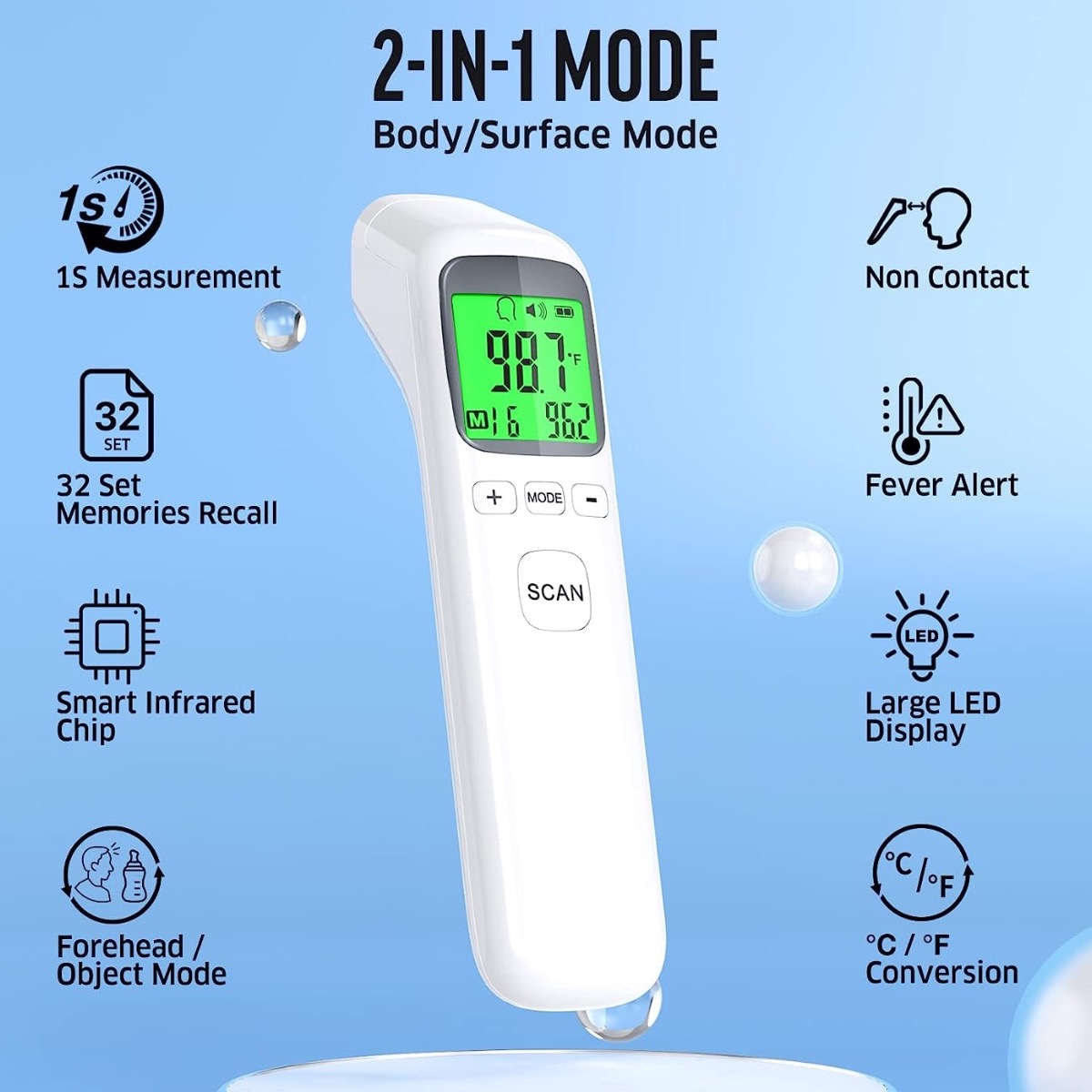 เครื่องวัดอุณหภูมิสำหรับผู้ใหญ - Instant Read Thermometer บทวิจารณ์และราคา