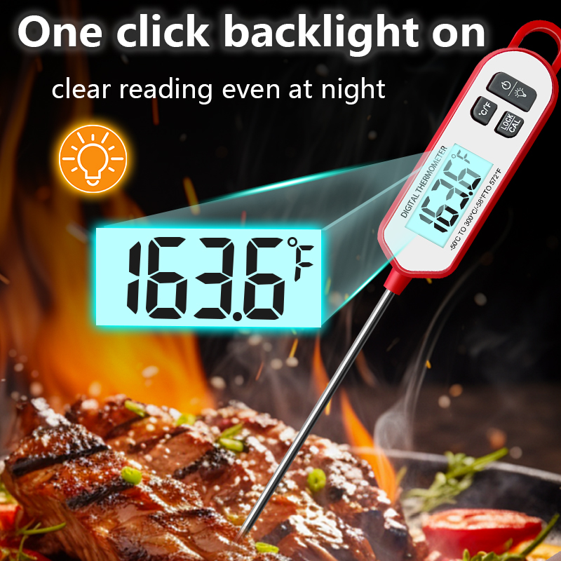 เทอร์โมมิเตอร์วัดอุณหภูมิเนื้อ - Instant Read Thermometer บทวิจารณ์และราคา