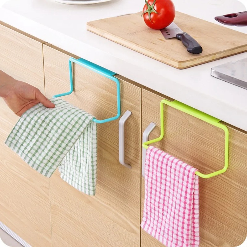 ที่แขวนผ้าเช็ดตัวแบบแขวนพลาสติ - Kitchen Gadgets Cabinet บทวิจารณ์และราคา