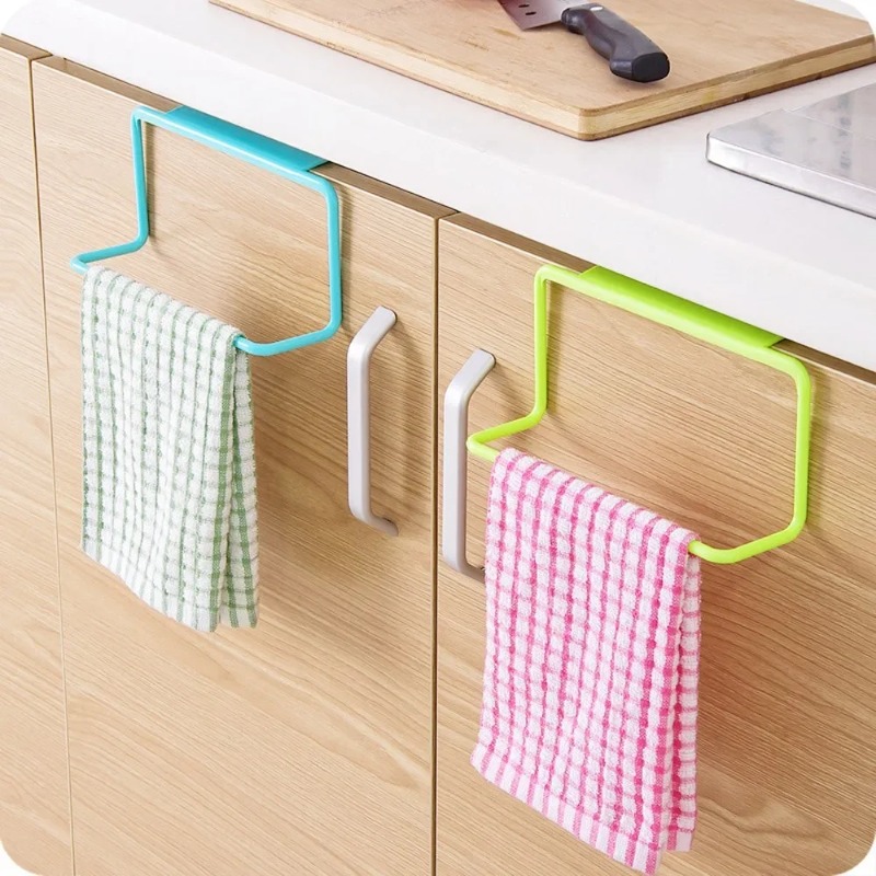 ที่แขวนผ้าเช็ดตัวแบบแขวนพลาสติ - Kitchen Gadgets Cabinet บทวิจารณ์และราคา