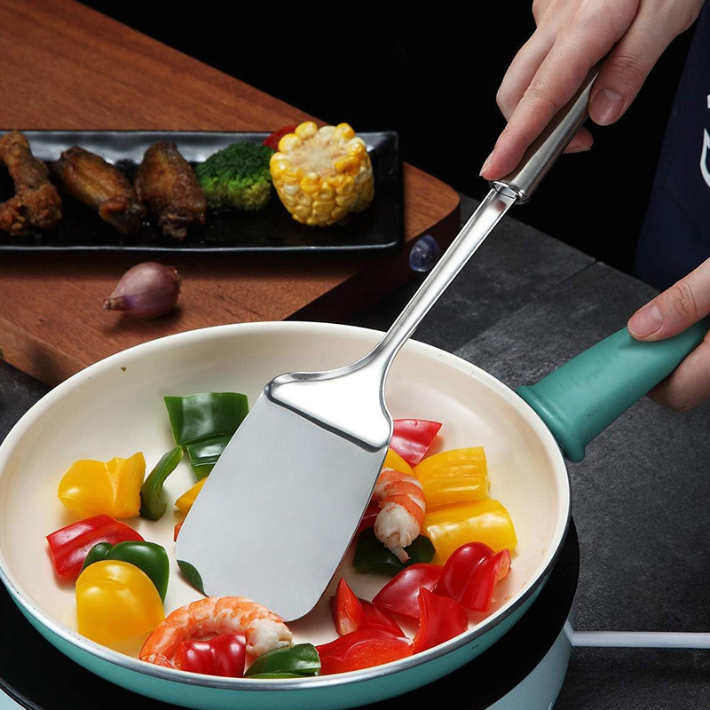 ตะหลิวสแตนเลสด้ามยาวแบบมีร่อง  - Kitchen Gadgets Under 100 บทวิจารณ์และราคา