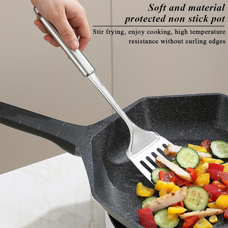 ตะหลิวสแตนเลสด้ามยาวแบบมีร่อง  - Kitchen Gadgets Under 100 บทวิจารณ์และราคา