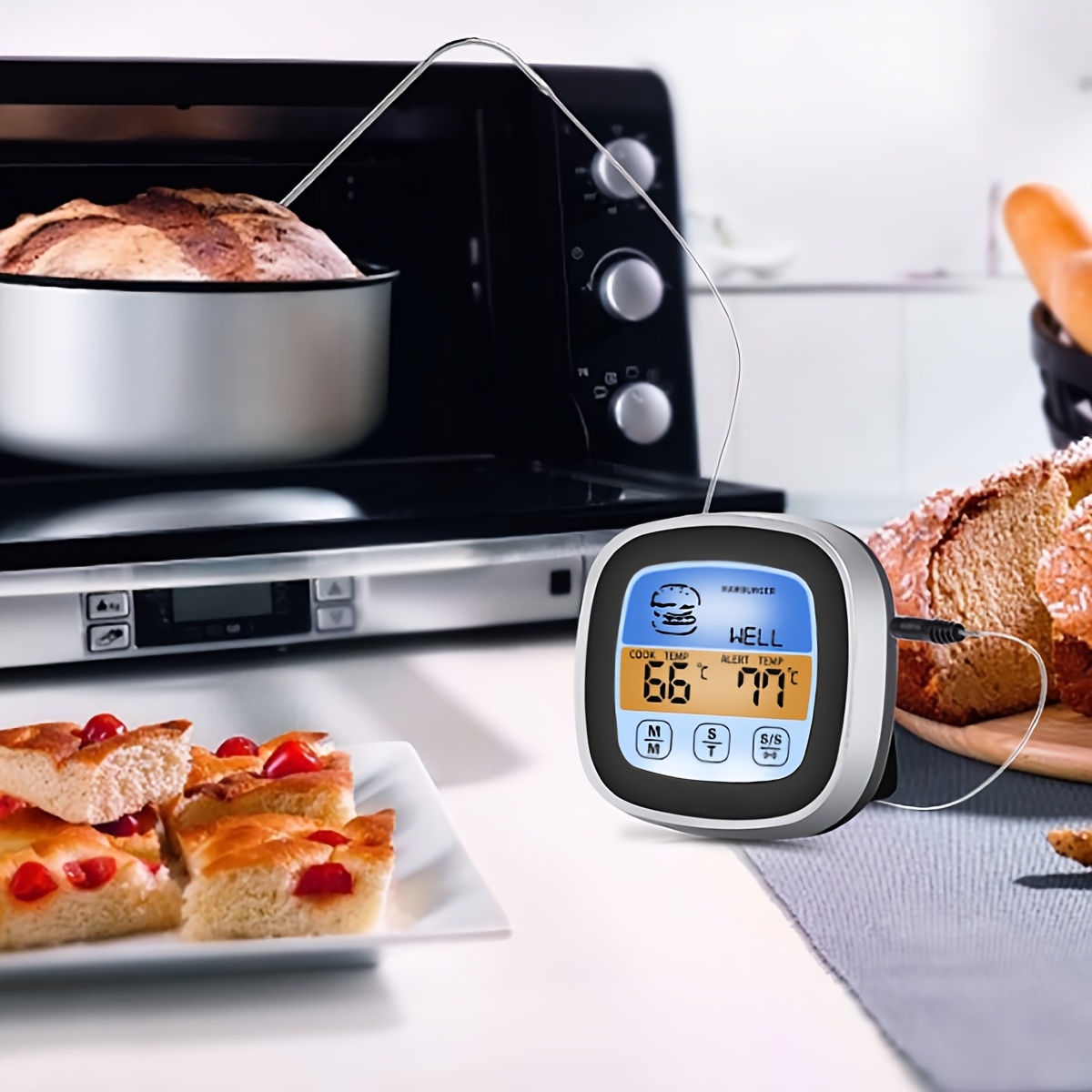 เทอร์โมมิเตอร์วัดอุณหภูมิเนื้อ - Instant Read Thermometer บทวิจารณ์และราคา