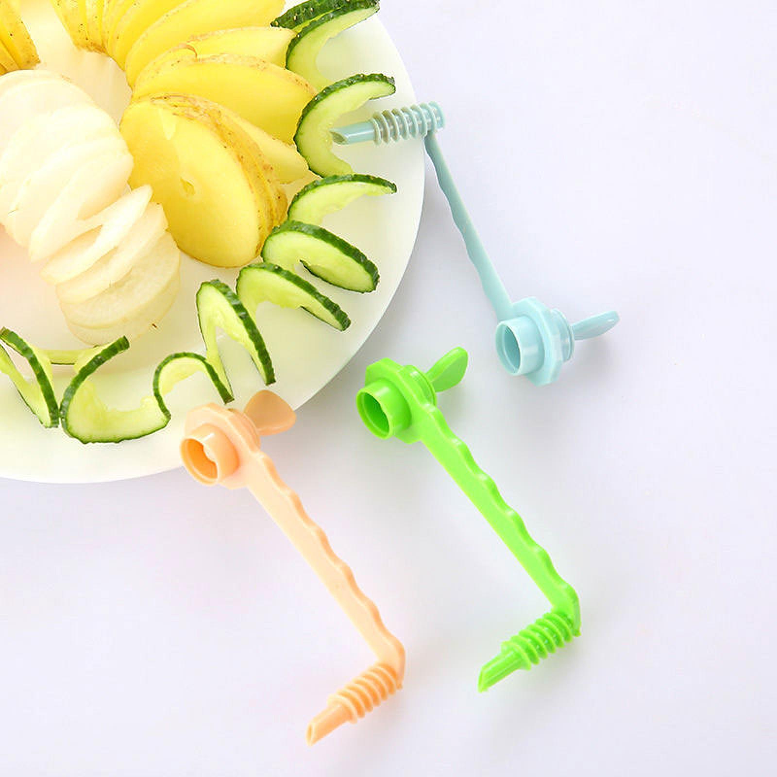 เครื่องตัดมันฝรั่งแบบเกลียว 3  - Kitchen Gadgets Vegetable Cutter บทวิจารณ์และราคา