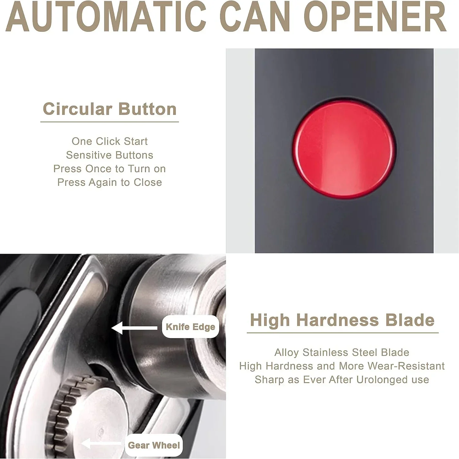 เครื่องเปิดขวดอัตโนมัติแบบสัมผ - Electric Can Opener บทวิจารณ์และราคา