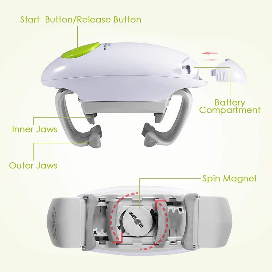 ที่เปิดขวดเบียร์โคล่าระบบสัมผั - Electric Can Opener บทวิจารณ์และราคา