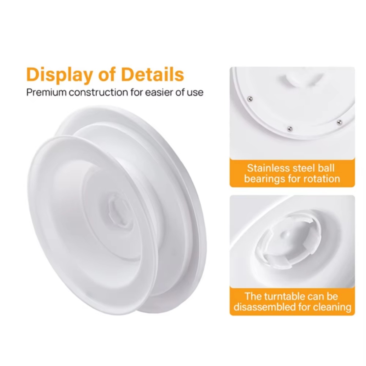 แท่นหมุนเค้กกันลื่นแบบมั่นคง แ - Cake Decorating Turntable บทวิจารณ์และราคา
