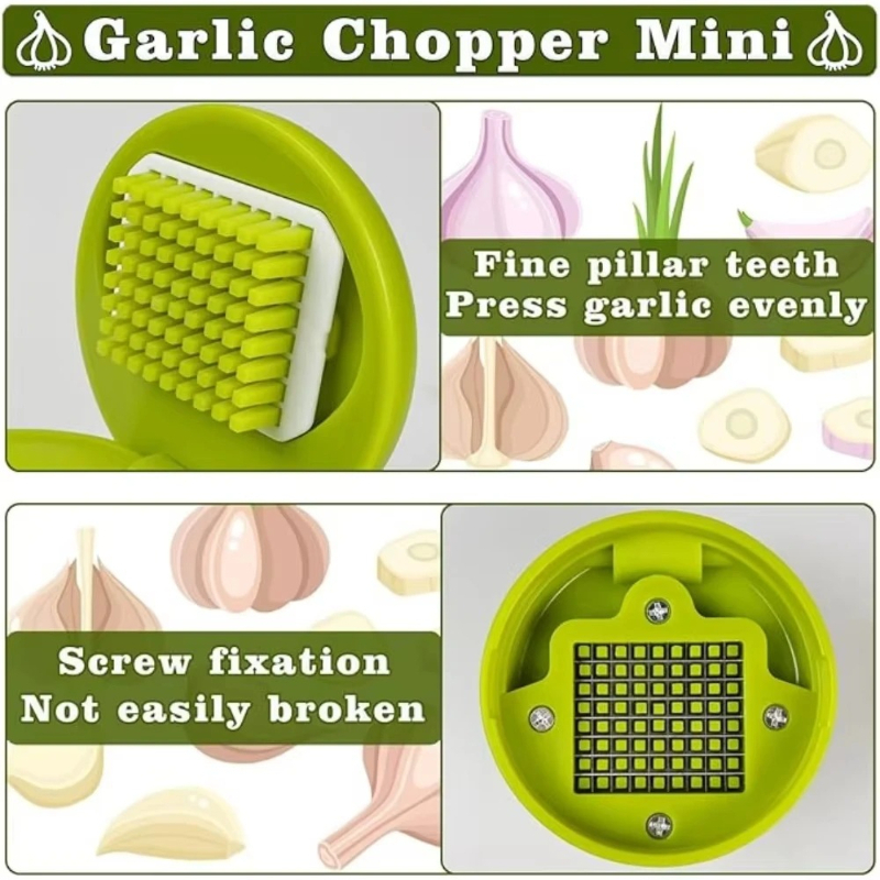 เครื่องบดกระเทียมแบบมือหมุน พร - Kitchen Gadgets Vegetable Cutter บทวิจารณ์และราคา