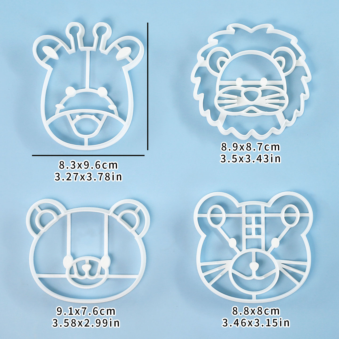 ชุดตัวตัดคุกกี้รูปสัตว์ 4 ชิ้น - Kitchen Gadgets Set บทวิจารณ์และราคา