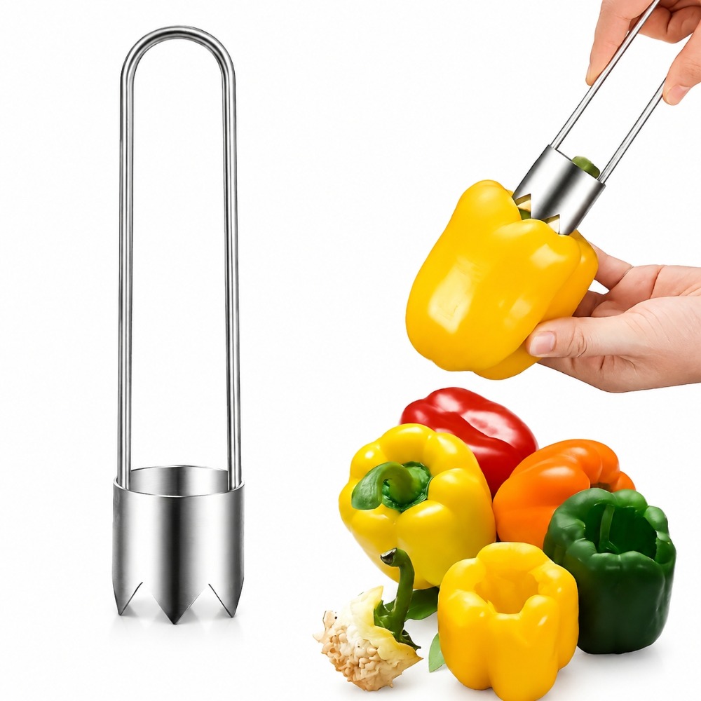 เครื่องมือเอาแกนผลไม้และผักสแต - Kitchen Gadgets Vegetable Cutter บทวิจารณ์และราคา