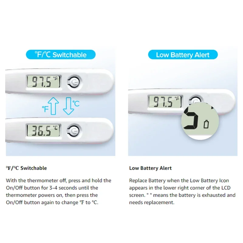 เครื่องวัดอุณหภูมิทารกเครื่องว - Instant Read Thermometer บทวิจารณ์และราคา