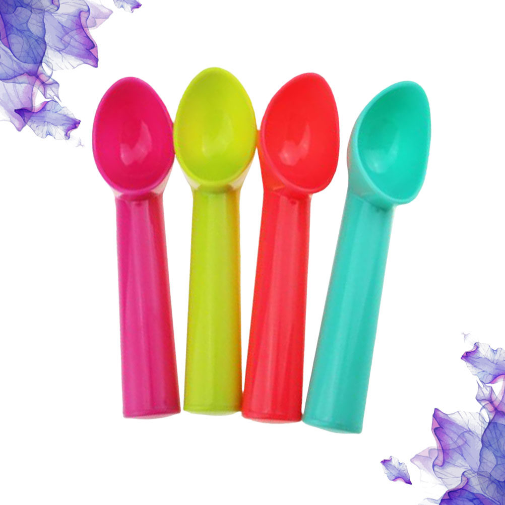ช้อนตักไอศกรีม 4 ชิ้น ช้อนพลาส - Kitchen Gadgets & Toys บทวิจารณ์และราคา