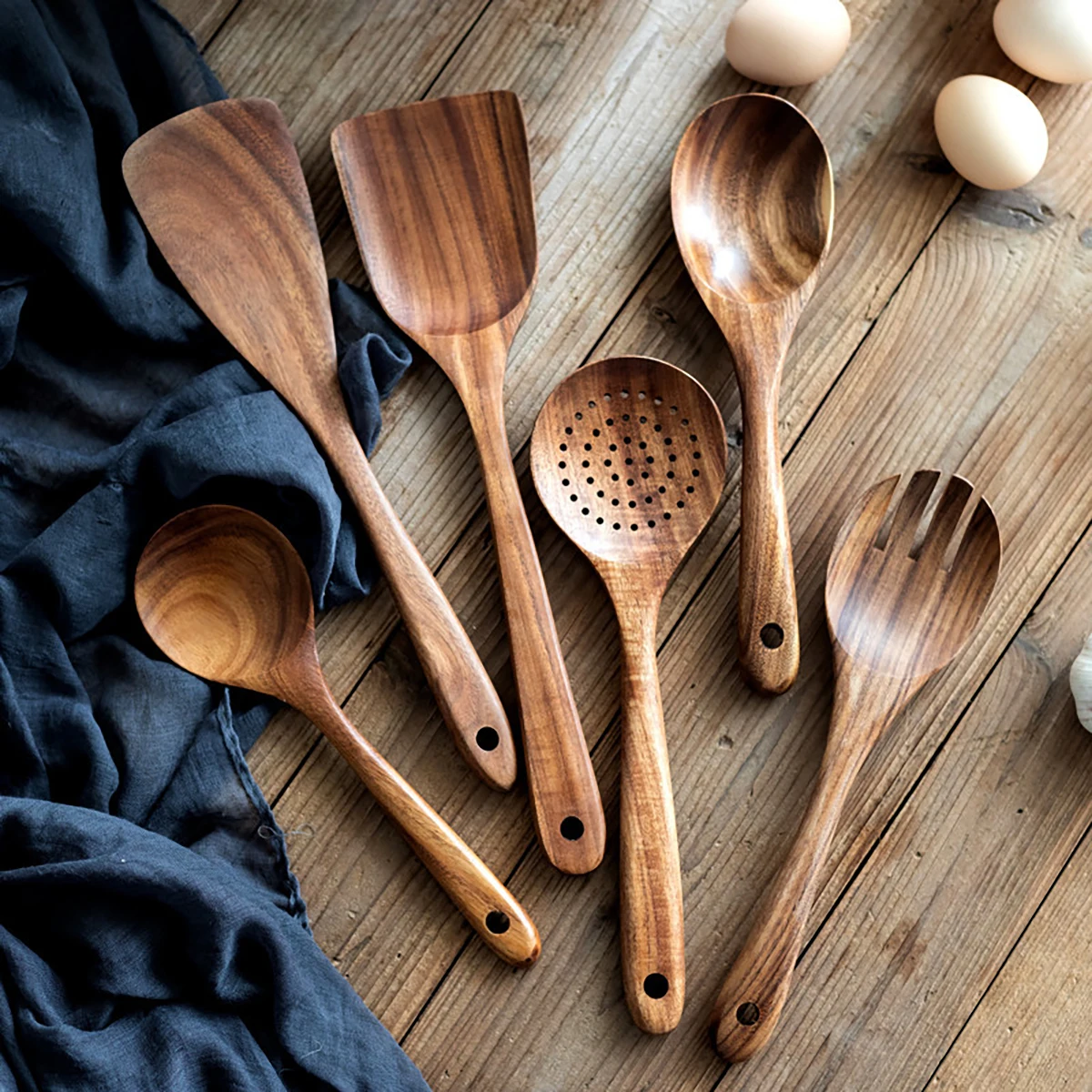 ชุดอุปกรณ์ครัวไม้ 6 ชิ้น ชุดช้ - Kitchen Gadgets Under 100 บทวิจารณ์และราคา