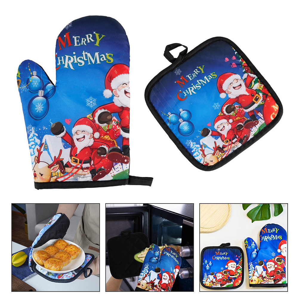 ถุงมือกันความร้อน ถุงมือคริสต์ - Kitchen Gadgets Xmas บทวิจารณ์และราคา