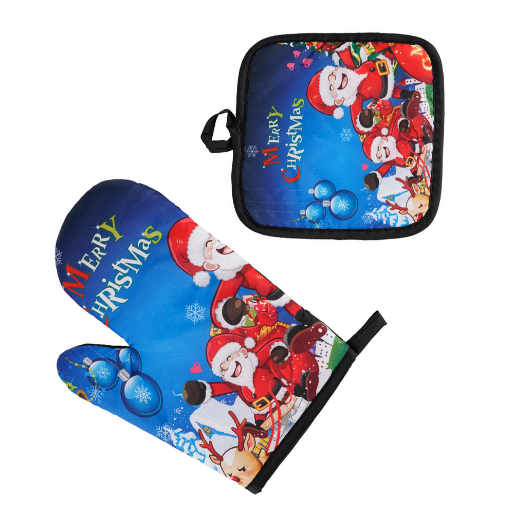 ถุงมือกันความร้อน ถุงมือคริสต์ - Kitchen Gadgets Xmas บทวิจารณ์และราคา