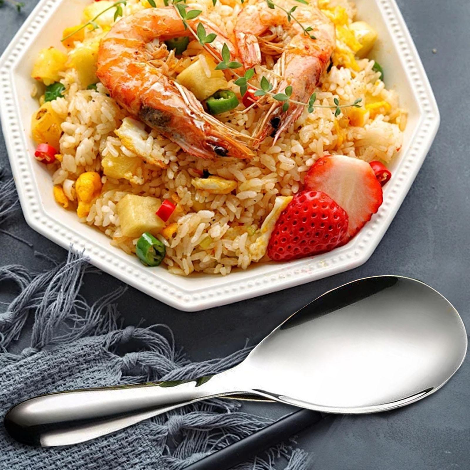 ทัพพีตักข้าวสแตนเลส 20.5x7 ซม. - Kitchen Gadgets Under 100 บทวิจารณ์และราคา