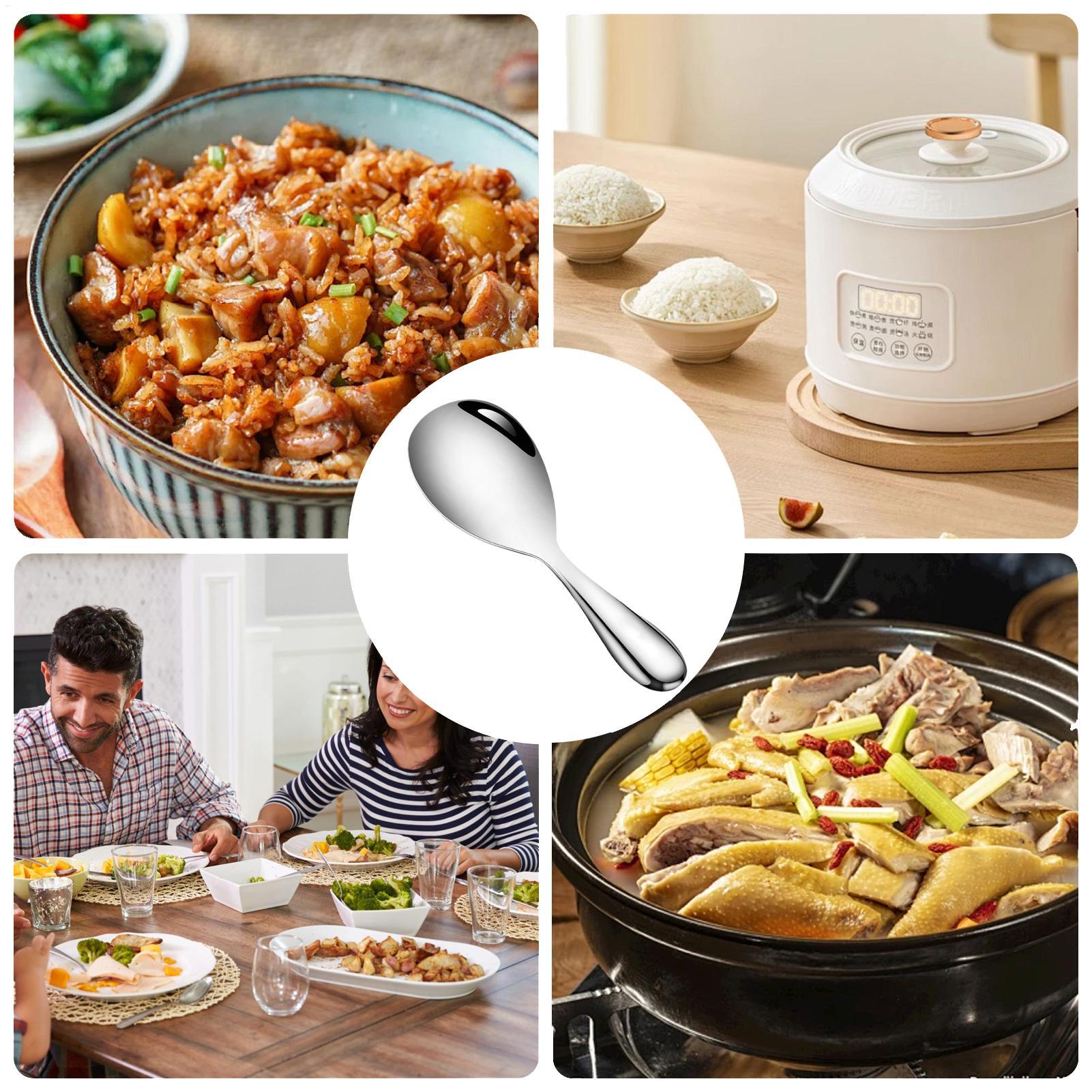 ทัพพีตักข้าวสแตนเลส 20.5x7 ซม. - Kitchen Gadgets Under 100 บทวิจารณ์และราคา