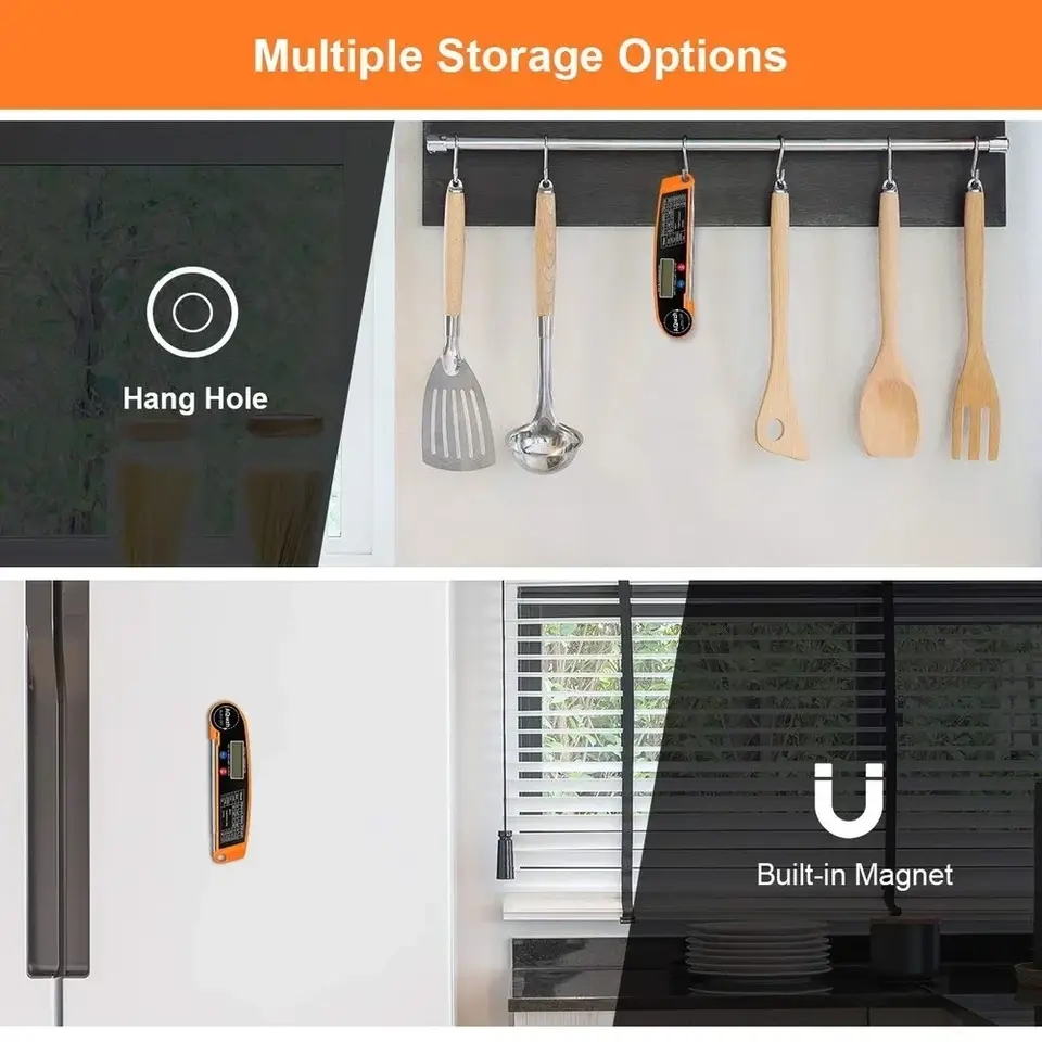 เทอร์โมมิเตอร์วัดอุณหภูมิอาหาร - Instant Read Thermometer บทวิจารณ์และราคา