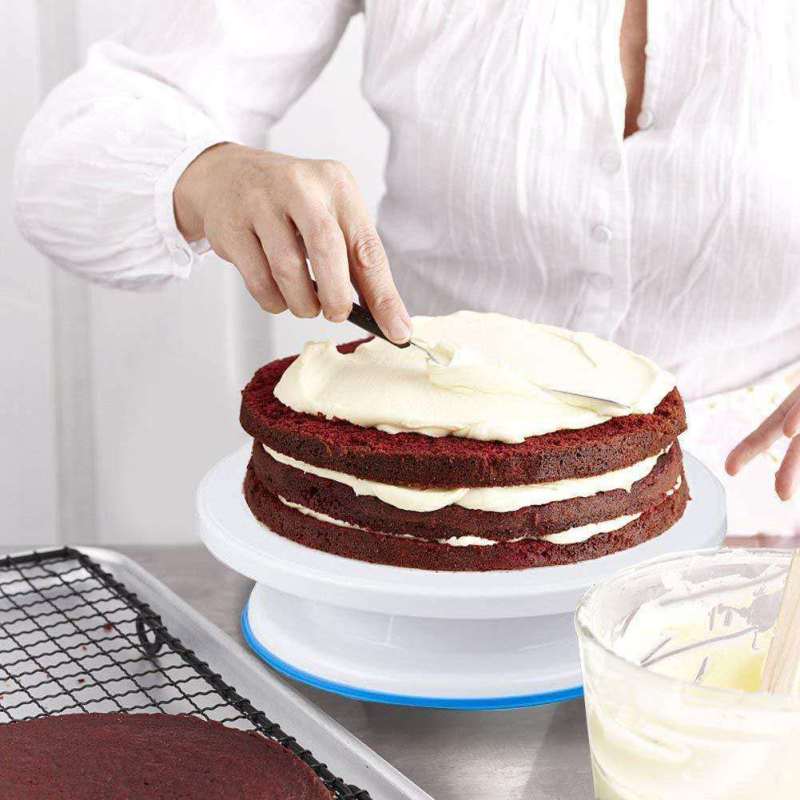 ที่ปรับระดับเค้กแบบโรตารี่อุปก - Cake Decorating Turntable บทวิจารณ์และราคา