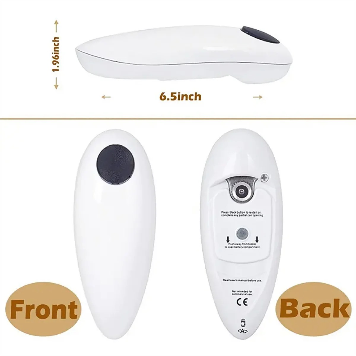 เครื่องเปิดฝาขวดอัตโนมัติไฟฟ้า - Electric Can Opener บทวิจารณ์และราคา