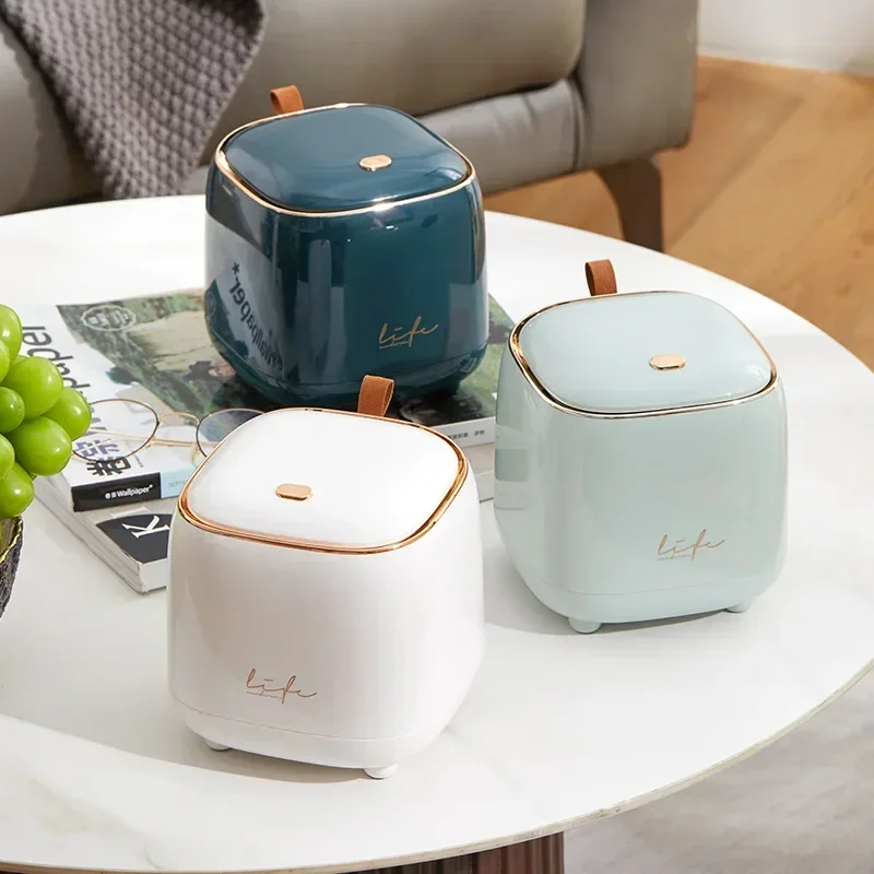 ถังขยะตั้งโต๊ะแบบกดฝา ดีไซน์หร - Kitchen Gadgets Luxury บทวิจารณ์และราคา