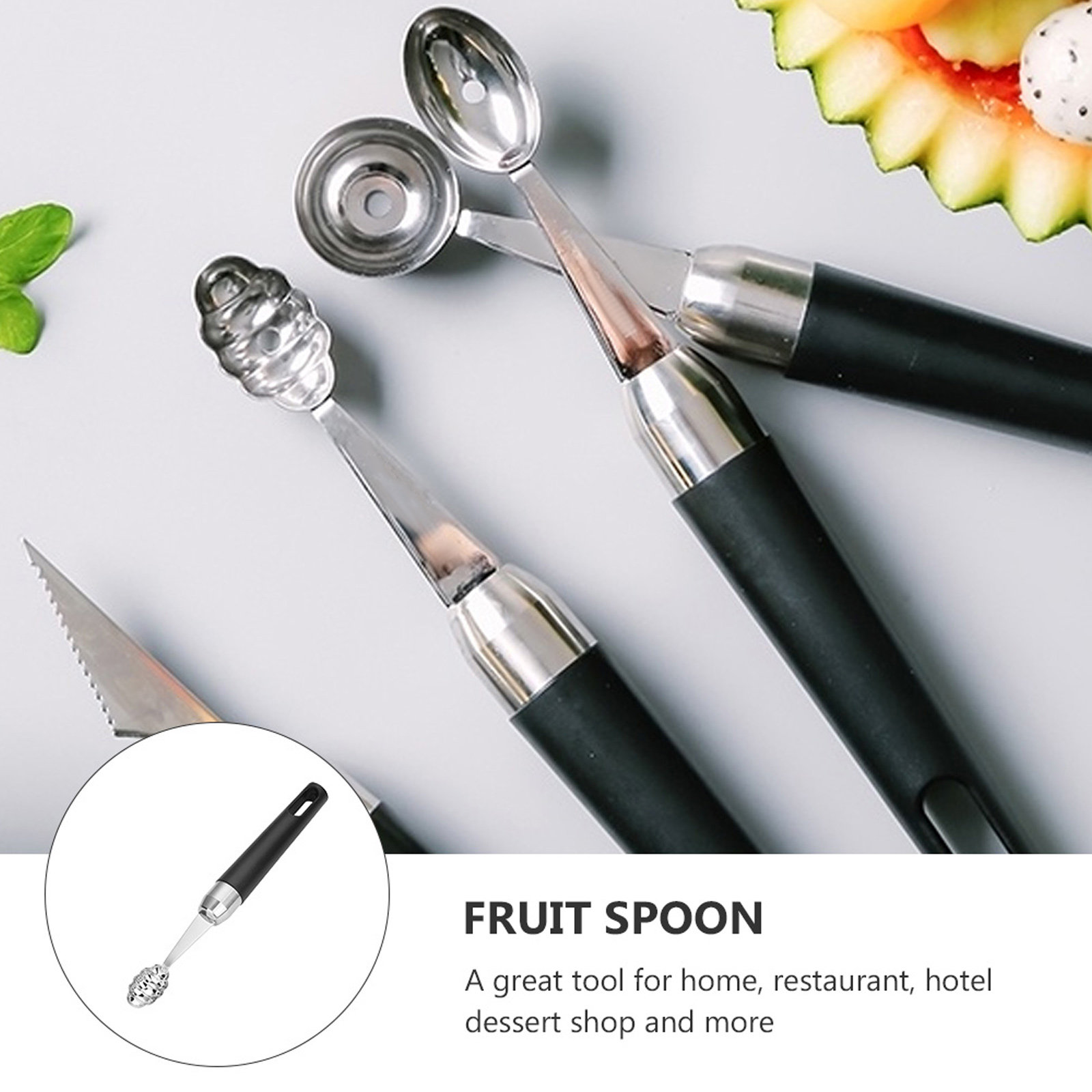 ช้อนตักผลไม้สแตนเลส 1 ชิ้น ทนต - Kitchen Gadgets & Toys บทวิจารณ์และราคา